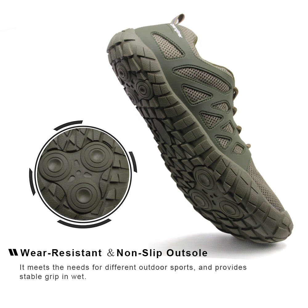 Oranginer Men's Barefoot Minimalist Climbing Shoes OB2 - Army Green