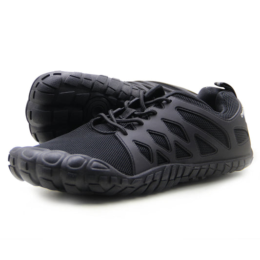 Oranginer Men's Barefoot Minimalist Cross Training Shoes OB2 - Black